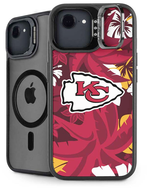 NFL Kansas City Chiefs Tropical Print iPhone 16e Kickstand Case