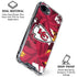 NFL Kansas City Chiefs Tropical Print iPhone 16e Clear Case