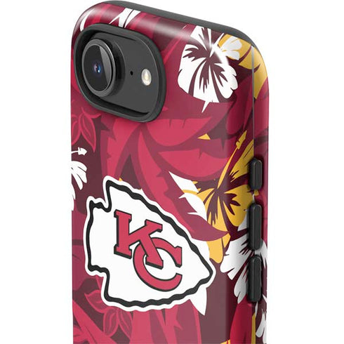 NFL Kansas City Chiefs Tropical Print iPhone 16e Impact Case