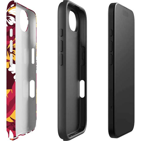NFL Kansas City Chiefs Tropical Print iPhone 16e Impact Case