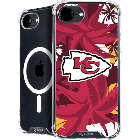 NFL Kansas City Chiefs Tropical Print iPhone 16e MagSafe Case