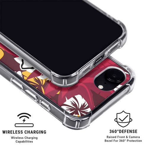 NFL Kansas City Chiefs Tropical Print iPhone 16e MagSafe Case