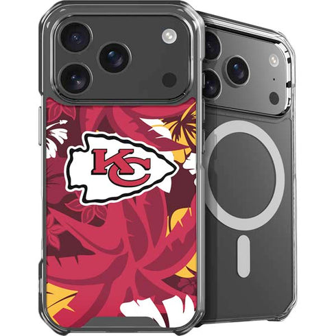 NFL Kansas City Chiefs Tropical Print iPhone 18 Pro MagSafe Case