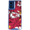 NFL Kansas City Chiefs Tropical Print Moto G 5G (2024) Clear Case