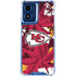 NFL Kansas City Chiefs Tropical Print Moto G 5G (2024) Clear Case