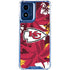 NFL Kansas City Chiefs Tropical Print Moto G Play 4G (2024) Clear Case