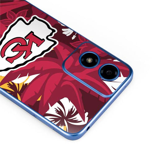 NFL Kansas City Chiefs Tropical Print Moto G Play 4G (2024) Skin