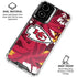 NFL Kansas City Chiefs Tropical Print Moto G Power 5G (2024) Clear Case