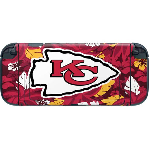 NFL Kansas City Chiefs Tropical Print Nintendo Switch 2 (2025) with Joy-Con Skin