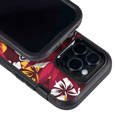 NFL Kansas City Chiefs Tropical Print Otterbox Defender iPhone Skin