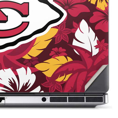 NFL Kansas City Chiefs Tropical Print Dell Precision Skin