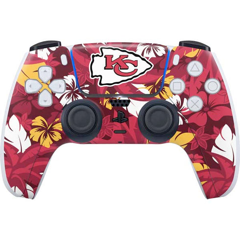 NFL Kansas City Chiefs Tropical Print PlayStation PS5 Skins