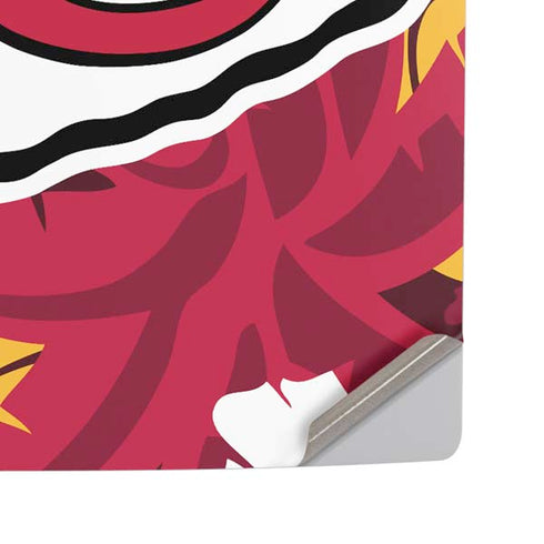 NFL Kansas City Chiefs Tropical Print PS5 Pro Disk Console Skin