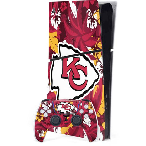NFL Kansas City Chiefs Tropical Print PlayStation PS5 Skins