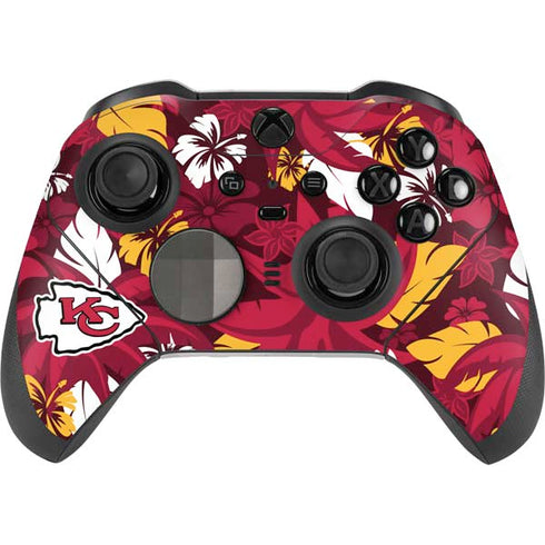 NFL Kansas City Chiefs Tropical Print Xbox Elite Wireless Controller Series 2 Skin