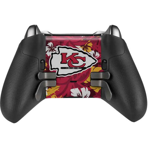 NFL Kansas City Chiefs Tropical Print Xbox Elite Wireless Controller Series 2 Skin