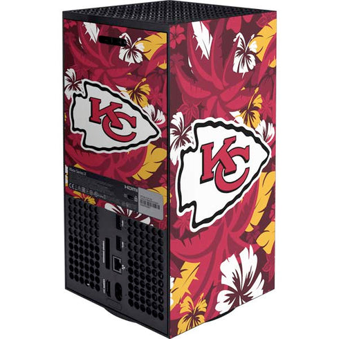 NFL Kansas City Chiefs Tropical Print Xbox Series X Bundle Skin