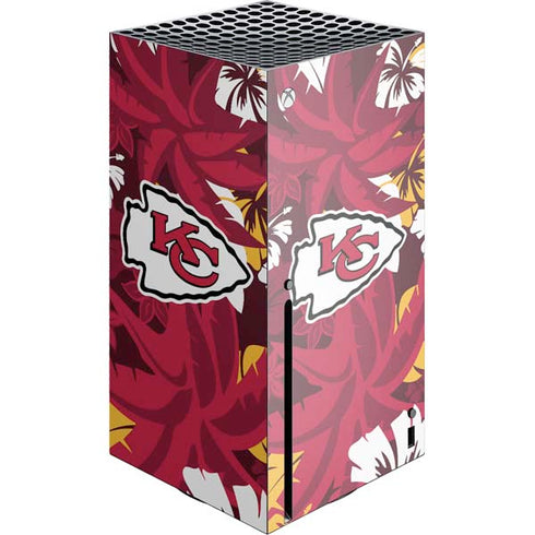 NFL Kansas City Chiefs Tropical Print Xbox Series X Skins