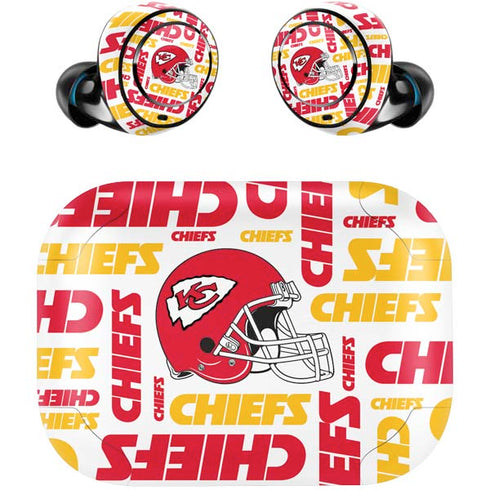 NFL Kansas City Chiefs White Blast Amazon Echo Buds Skin