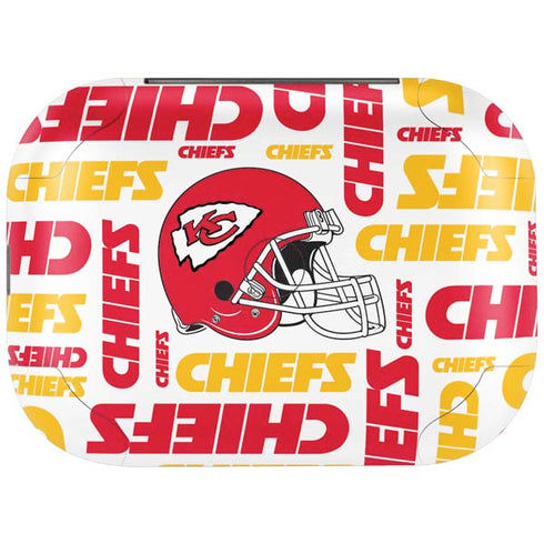 NFL Kansas City Chiefs White Blast Amazon Echo Buds Skin