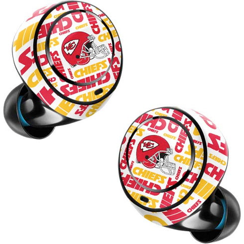NFL Kansas City Chiefs White Blast Amazon Echo Buds Skin
