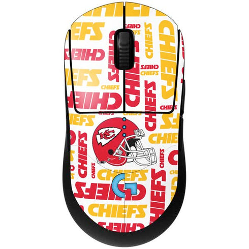 NFL Kansas City Chiefs White Blast G Pro Wireless Gaming Mouse Skin
