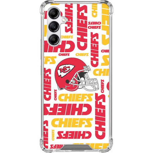 NFL Kansas City Chiefs White Blast Gabb Phone 4 Clear Case