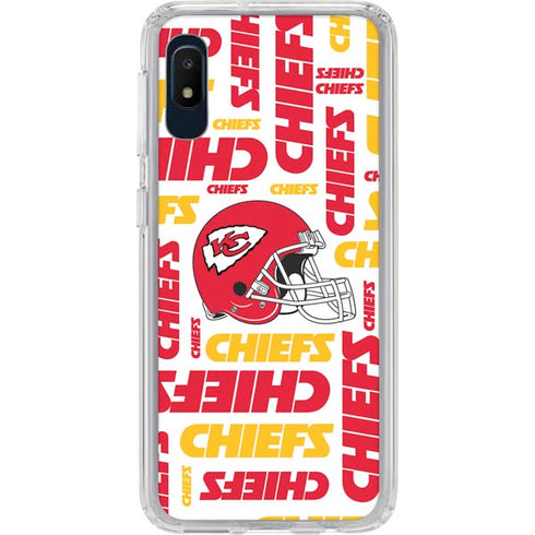 NFL Kansas City Chiefs White Blast Galaxy Cases