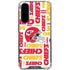 NFL Kansas City Chiefs White Blast Galaxy A36 5G Clear Case