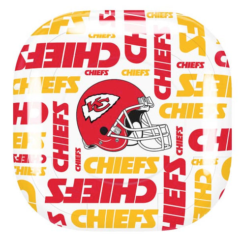 NFL Kansas City Chiefs White Blast Galaxy Buds Live Skin