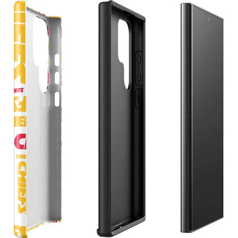 NFL Kansas City Chiefs White Blast Galaxy S23 Ultra Pro Case