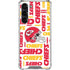 NFL Kansas City Chiefs White Blast Galaxy S24 FE Clear Case