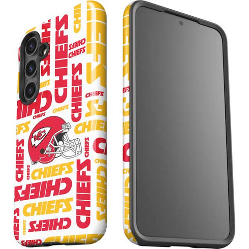 NFL Kansas City Chiefs White Blast Galaxy S25 Impact Case