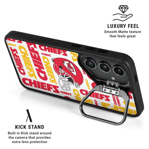 NFL Kansas City Chiefs White Blast Galaxy S26 Ultra Kickstand Case
