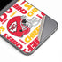 NFL Kansas City Chiefs White Blast Galaxy Z Flip6 Skin