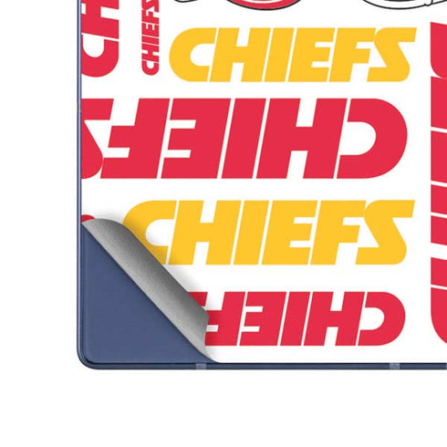 NFL Kansas City Chiefs White Blast Galaxy Z Fold6 Skin