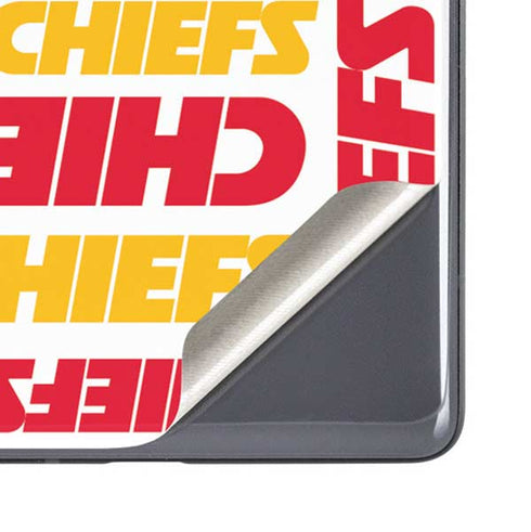 NFL Kansas City Chiefs White Blast Google Pixel 7a Skin