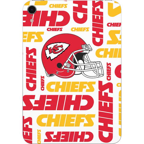 NFL Kansas City Chiefs White Blast Apple iPad Mini Skin