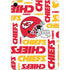 NFL Kansas City Chiefs White Blast Apple iPad Mini Skin