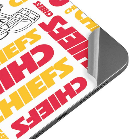 NFL Kansas City Chiefs White Blast Apple iPad Mini Skin