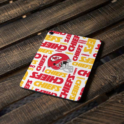 NFL Kansas City Chiefs White Blast Apple iPad Pro Skin