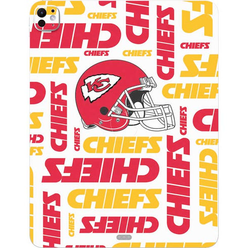 NFL Kansas City Chiefs White Blast iPad Pro 13in M4 (2024) Skin