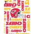 NFL Kansas City Chiefs White Blast iPad Pro 13in M4 (2024) Skin