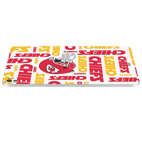 NFL Kansas City Chiefs White Blast iPad Pro 13in M4 (2024) Skin
