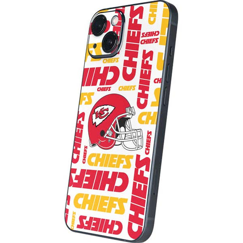 NFL Kansas City Chiefs White Blast iPhone Skins