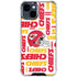 NFL Kansas City Chiefs White Blast iPhone 15 Clear Case