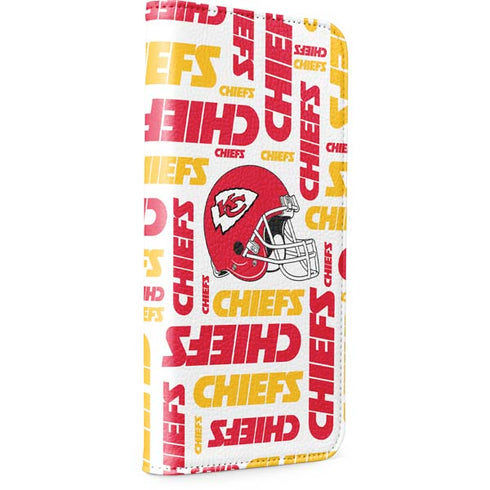 NFL Kansas City Chiefs White Blast iPhone 15 Folio Case