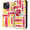 NFL Kansas City Chiefs White Blast iPhone 15 Plus Folio Case