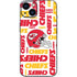 NFL Kansas City Chiefs White Blast iPhone 15 Skin
