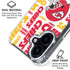 NFL Kansas City Chiefs White Blast iPhone 16 Clear Case